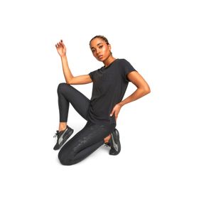 Puma 52225201 Safari Glam Ss Kadın Siyah Koşu Tişört