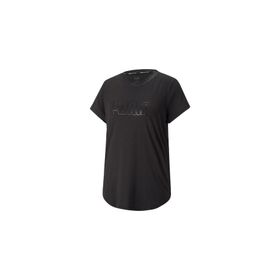Puma 52225201 Safari Glam Ss Kadın Siyah Koşu Tişört