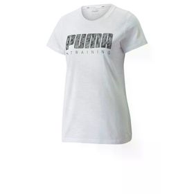 Puma 52251302 Performans Logo Fill Tee Rec Beyaz Kadın T-Shirt