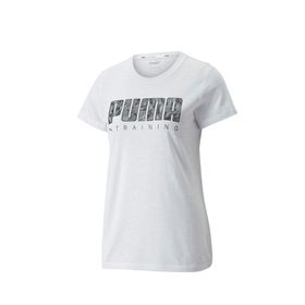 Puma 52251302 Performans Logo Fill Tee Rec Beyaz Kadın T-Shirt