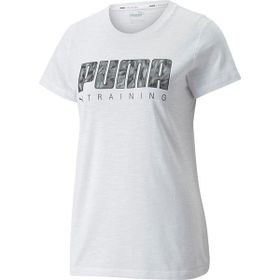 Puma 52251302 Performans Logo Fill Tee Rec Beyaz Kadın T-Shirt