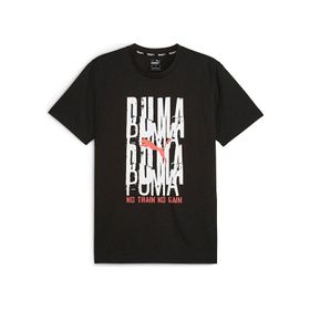 Puma 52509901 Siyah Men's Graphic Emblem TEE Günlük Erkek T-Shirt