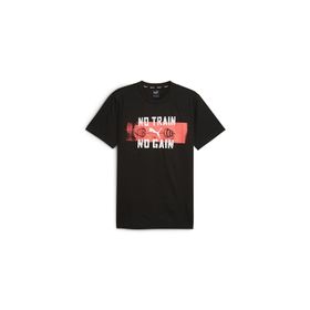 Puma 52510001 Siyah Men's Graphic Slogan TEE Q1 Günlük Erkek T-Shirt