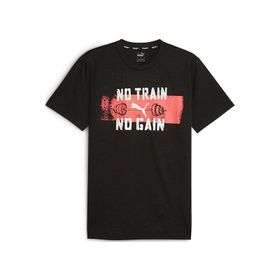 Puma 52510001 Siyah Men's Graphic Slogan TEE Q1 Günlük Erkek T-Shirt