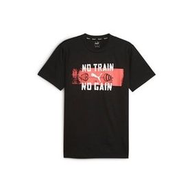 Puma 52510001 Siyah Men's Graphic Slogan TEE Q1 Günlük Erkek T-Shirt
