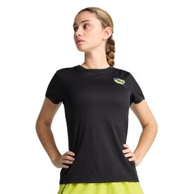 Puma 52655301 Siyah Graphics Kadın Koşu T-Shirt
