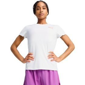 Puma 52655302 Graphics Beyaz Koşu Kadın T-shirt