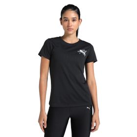 Puma 52655901 Siyah Graphics Train Concept Günlük Stil Kadın T-Shirt