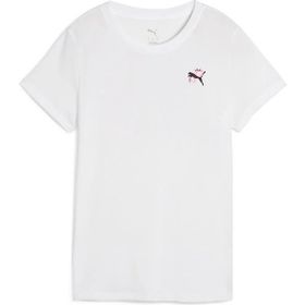 Puma 52655902 Beyaz Graphics Kadın Antrenman T-Shirt