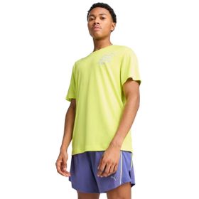 Puma 52656439 Graphics Sarı Koşu Erkek T-Shirt