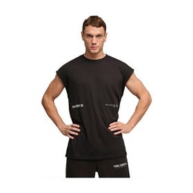 Puma 52852901 Siyah M Graphic Cutoff Tank Erkek Antrenman Tişörtü