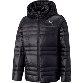 Puma 53194401 Light Goose Siyah Kapüşonlu Kız Çocuk Mont
