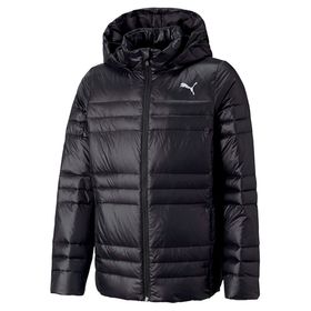 Puma 53194401 Light Goose Siyah Kapüşonlu Kız Çocuk Mont