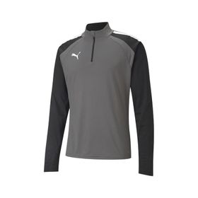 Puma 535446986 Teamliga 1 4 Zip Top Gri Erkek Antrenman Üstü