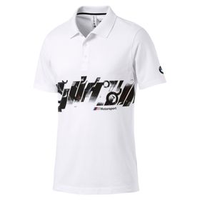 Puma 577789-02 Bmw White M Motorsport Polo Erkek T-shirt