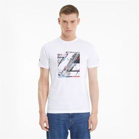 Puma 577789-02 Bmw White M Motorsport Polo Erkek T-shirt