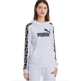 Puma 58122002 Kadın Beyaz Kapüşonlu Sweatshirt