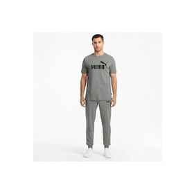 Puma 586666-03 Ess Logo Tee Gri Erkek T-shirt