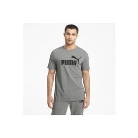 Puma 586666-03 Ess Logo Tee Gri Erkek T-shirt