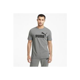Puma 586666-03 Ess Logo Tee Gri Erkek T-shirt