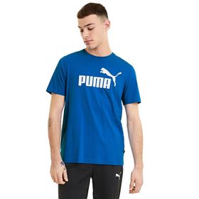 Puma 58666658 Mavi ESS Logo TEE Günlük Erkek T-Shirt