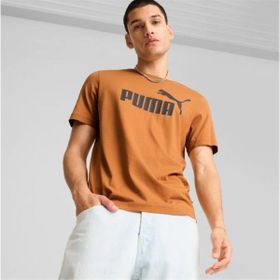 Puma 586667 28 Ess Logo Tee Erkek Kahverengi Tişört