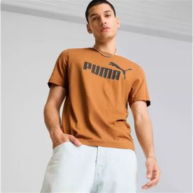 Puma 586667 28 Ess Logo Tee Erkek Kahverengi Tişört