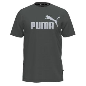 Puma 58666769 Essentials Gri Günlük Stil Erkek T-Shirt