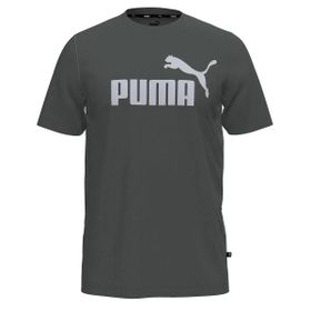 Puma 58666769 Essentials Gri Günlük Stil Erkek T-Shirt