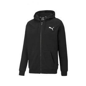 Puma 586704 51 Ess Logo FZ Hoodie Siyah Erkek Sweatshirt