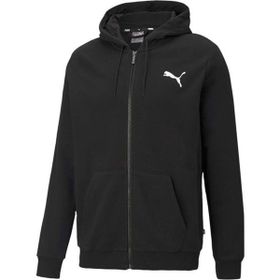 Puma 586704 51 Ess Logo FZ Hoodie Siyah Erkek Sweatshirt