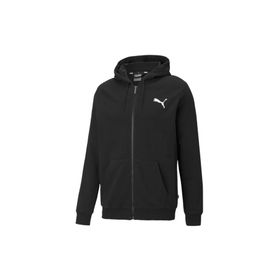 Puma 586704 51 Ess Logo FZ Hoodie Siyah Erkek Sweatshirt
