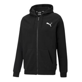 Puma 586704 51 Ess Logo FZ Hoodie Siyah Erkek Sweatshirt