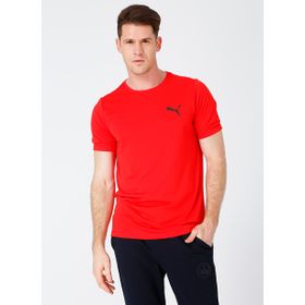 Puma 58672511 Active Small Logo Tee Kırmızı Erkek T-Shirt