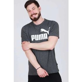 Puma 586736-01 ESS Heather Tee Siyah Erkek T-shirt