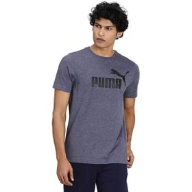 Puma 58673606 Essential Mavi Günlük Stil Erkek T-Shirt