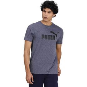 Puma 58673606 Essential Mavi Günlük Stil Erkek T-Shirt