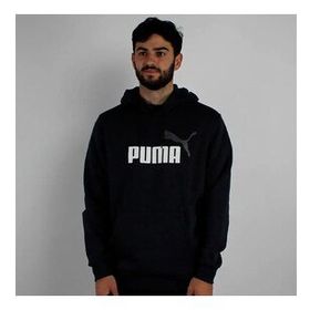 Puma 58676461 Ess+ 2 Col Big Logo Siyah Erkek Sweatshirt