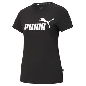 Puma 586774-01 Ess Logo Tee Siyah Kadın T-Shirt