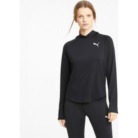 Puma 58685801 Active Ho Kapüşonlu Standart Kalıp Düz Siyah Kadın Sweatshirt