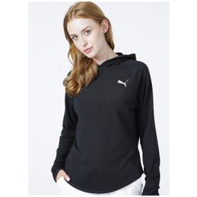 Puma 58685801 Active Ho Kapüşonlu Standart Kalıp Düz Siyah Kadın Sweatshirt