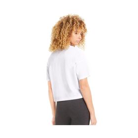 Puma 586866-02 Ess Cropped Logo Tee Beyaz Kadın T-Shirt