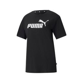 Puma 58686801 Siyah ESS Logo Boyfriend Tee Kadın T-shirt