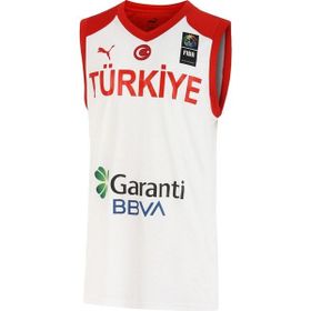 Puma 60660601 Türkiye Beyaz Basketbol Erkek Forma