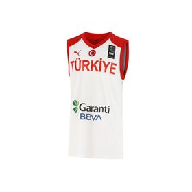 Puma 60660601 Türkiye Beyaz Basketbol Erkek Forma