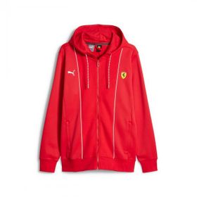 Puma 62094202 Ferrari Race HDD Sweat Jacket Rosso Cors Kırmızı Erkek Sweatshirt