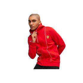 Puma 62094202 Ferrari Race HDD Sweat Jacket Rosso Cors Kırmızı Erkek Sweatshirt