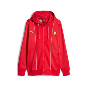 Puma 62094202 Ferrari Race HDD Sweat Jacket Rosso Cors Kırmızı Erkek Sweatshirt