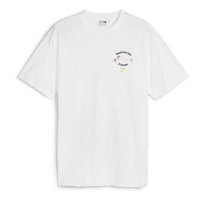 Puma 62355802 Downtown Graphic Tee Beyaz Günlük Erkek T-shirt