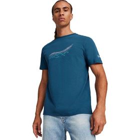Puma 62375907 Mavi MAPF1 ESS Car Graphic TEE Günlük Erkek T-Shirt